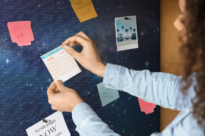 Cork board Dark sky stars