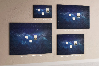Cork board Dark sky stars