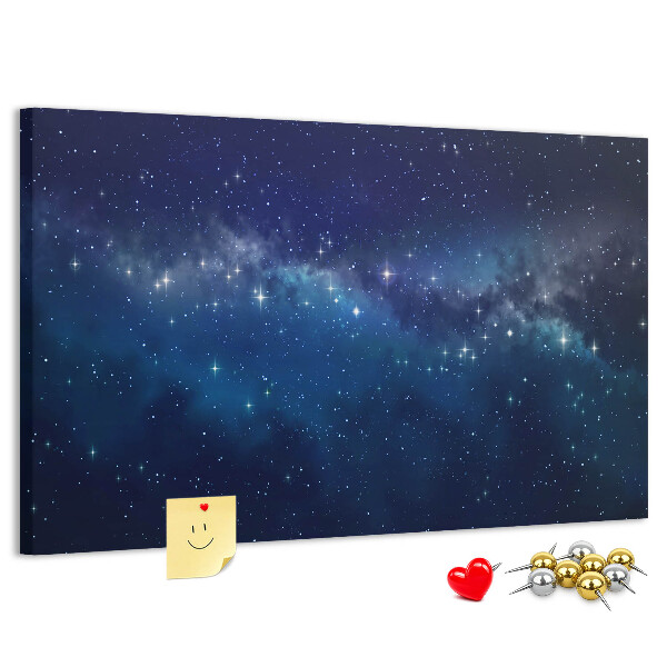 Cork board Dark sky stars