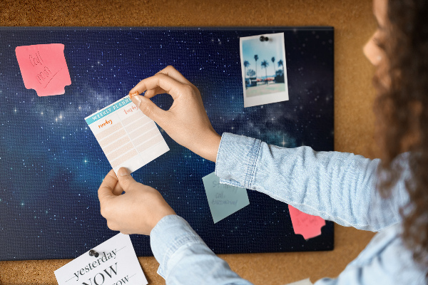 Cork board Dark sky stars