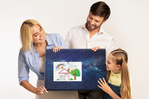 Cork board Dark sky stars