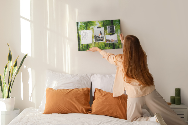 Cork display board Nature forest trees