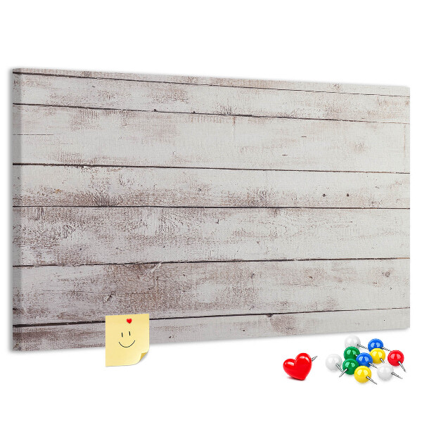 with a wood board pattern