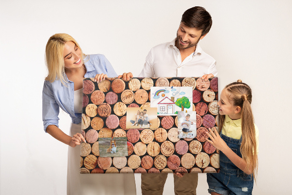 Cork display board Wine corks