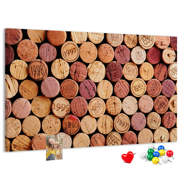 Cork display board Wine corks