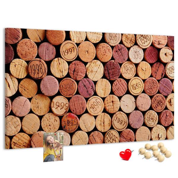 Cork display board Wine corks