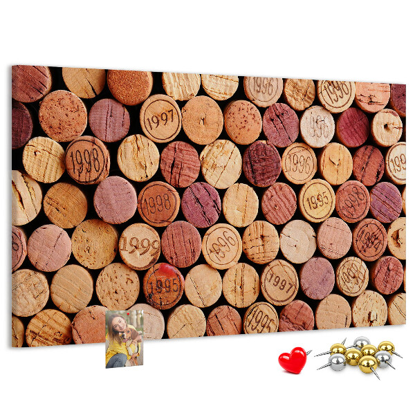 Cork display board Wine corks