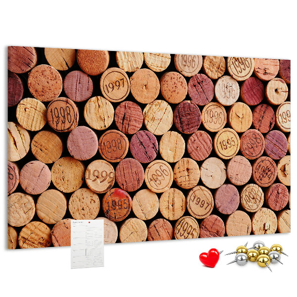 Cork display board Wine corks