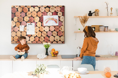 Cork display board Wine corks