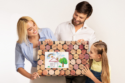Cork display board Wine corks