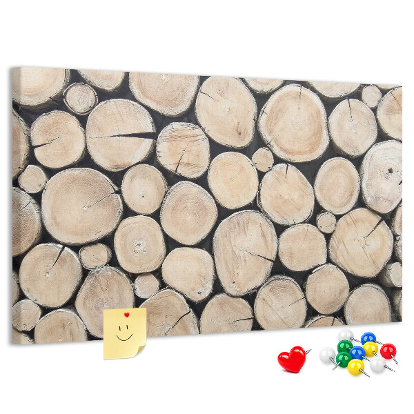 Cork display board Cut tree stumps