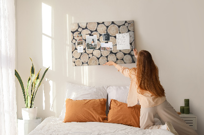 Cork display board Cut tree stumps