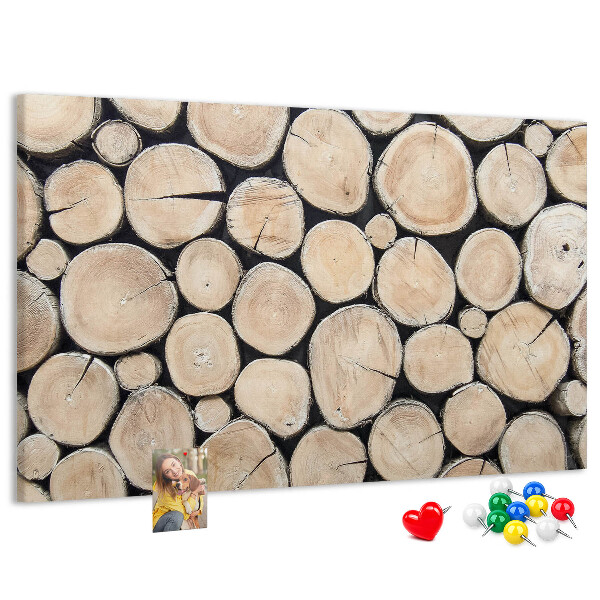 Cork display board Cut tree stumps