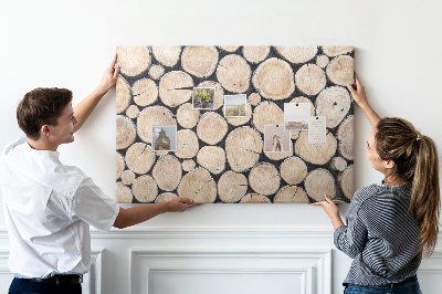 Cork display board Cut tree stumps