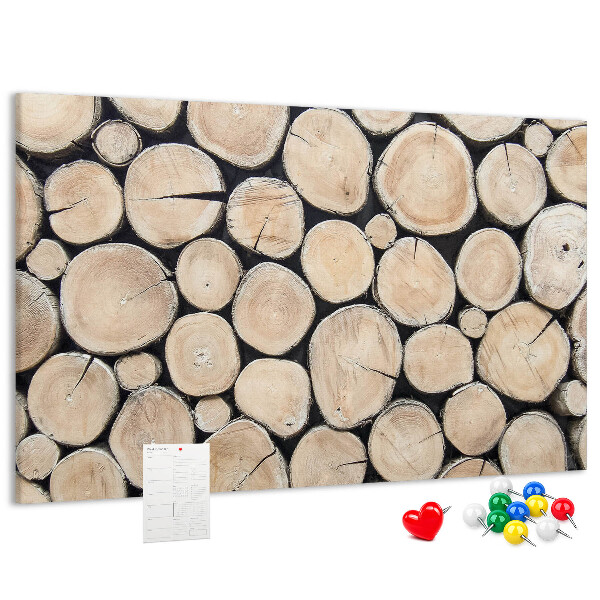 Cork display board Cut tree stumps