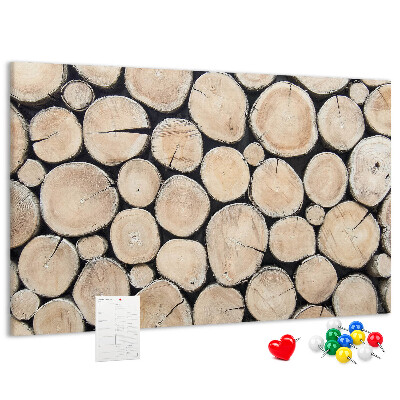 Cork display board Cut tree stumps