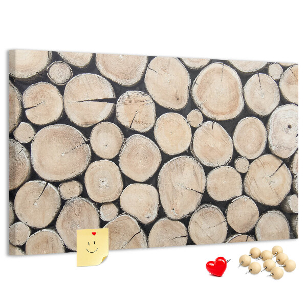 Cork display board Cut tree stumps