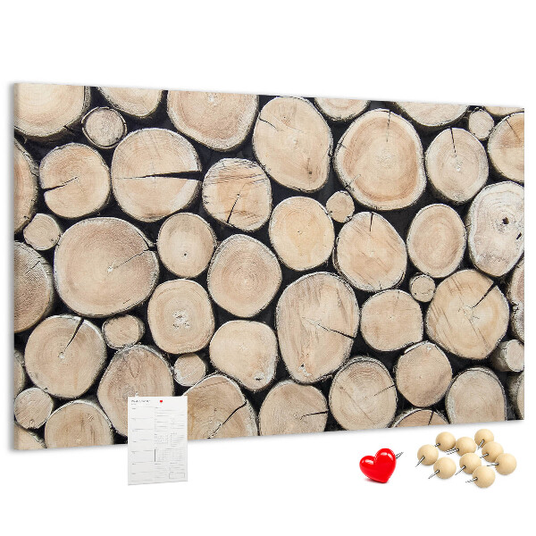 Cork display board Cut tree stumps