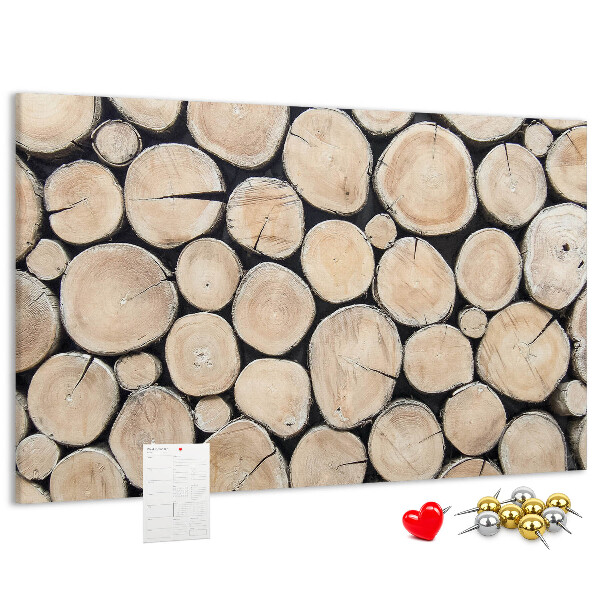 Cork display board Cut tree stumps