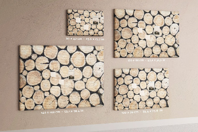 Cork display board Cut tree stumps