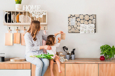 Cork display board Cut tree stumps