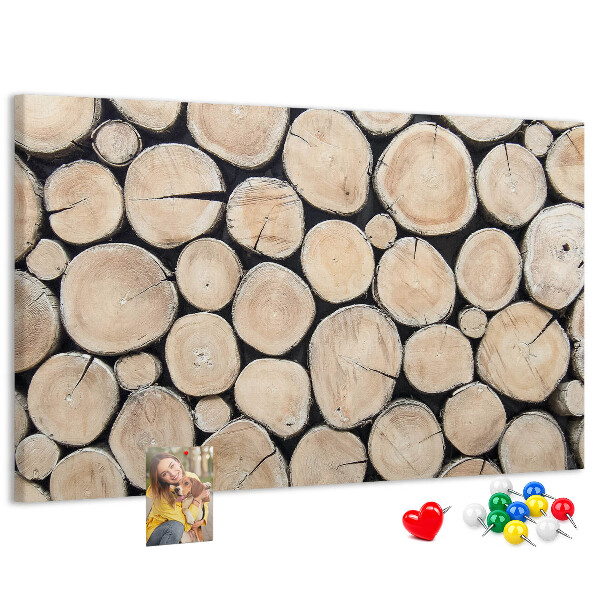 Cork display board Cut tree stumps