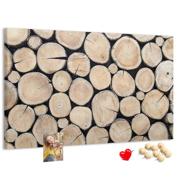 Cork display board Cut tree stumps