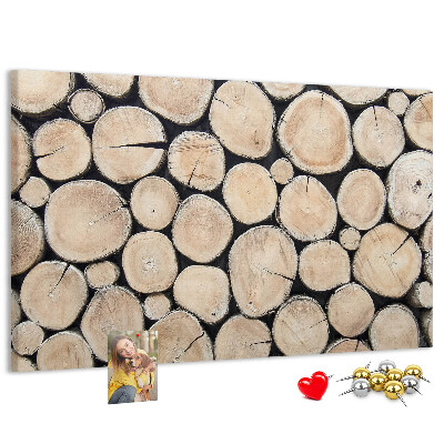 Cork display board Cut tree stumps