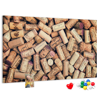 Cork board Wine corks