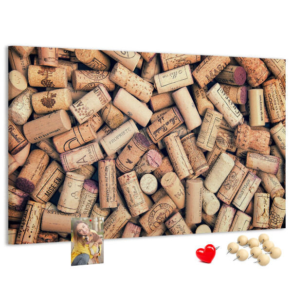 Cork board Wine corks