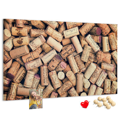 Cork board Wine corks