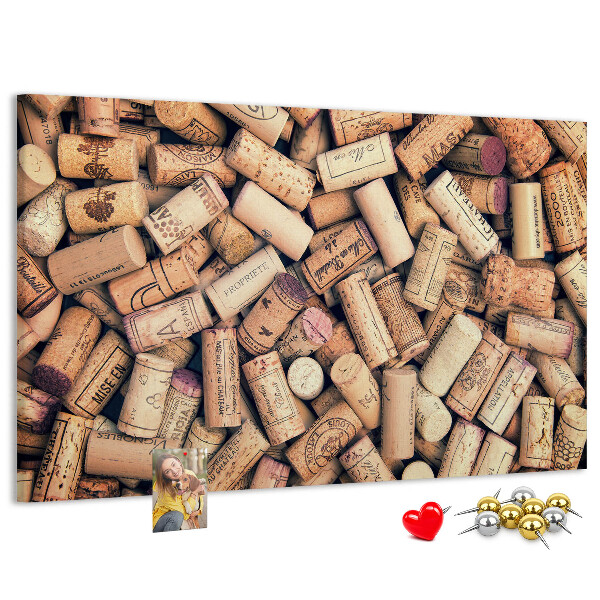 Cork board Wine corks