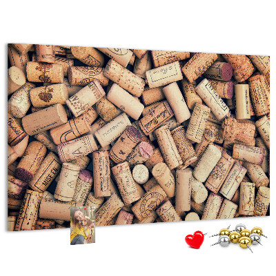 Cork board Wine corks