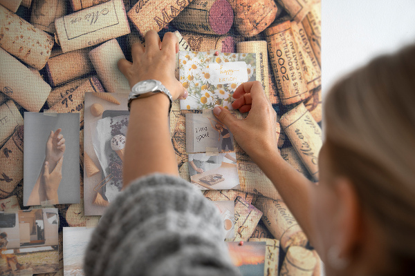 Cork board Wine corks