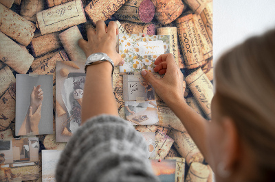 Cork board Wine corks