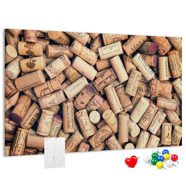 Cork board Wine corks