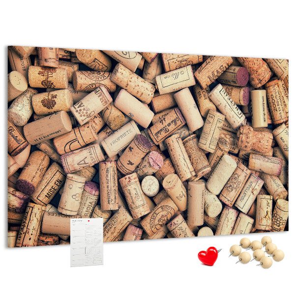 Cork board Wine corks