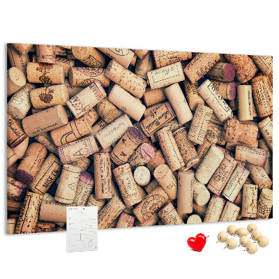 Cork board Wine corks