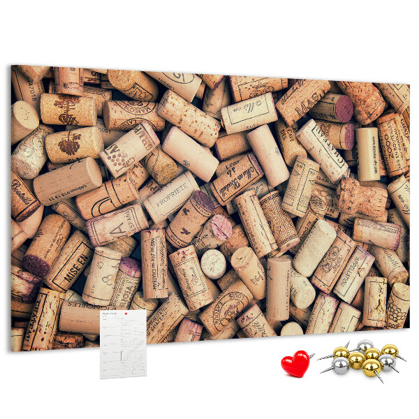 Cork board Wine corks
