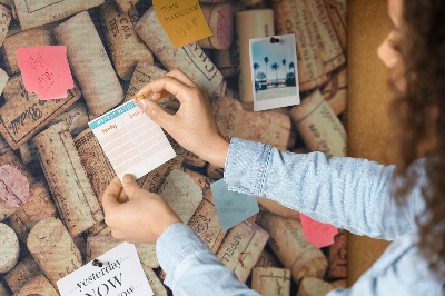 Cork board Wine corks
