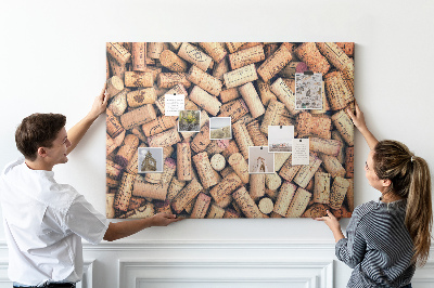 Cork board Wine corks