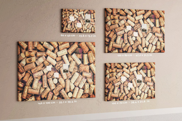 Cork board Wine corks