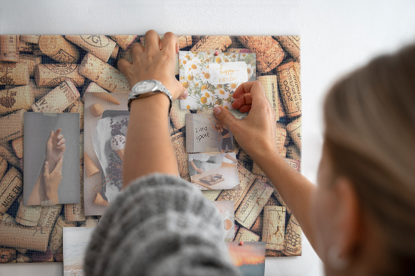 Cork board Wine corks