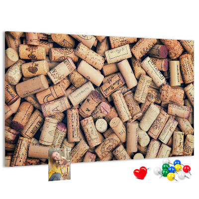 Cork board Wine corks