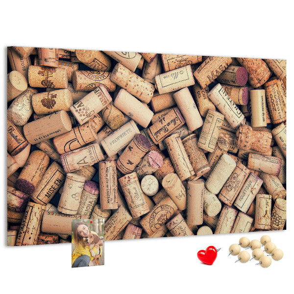 Cork board Wine corks