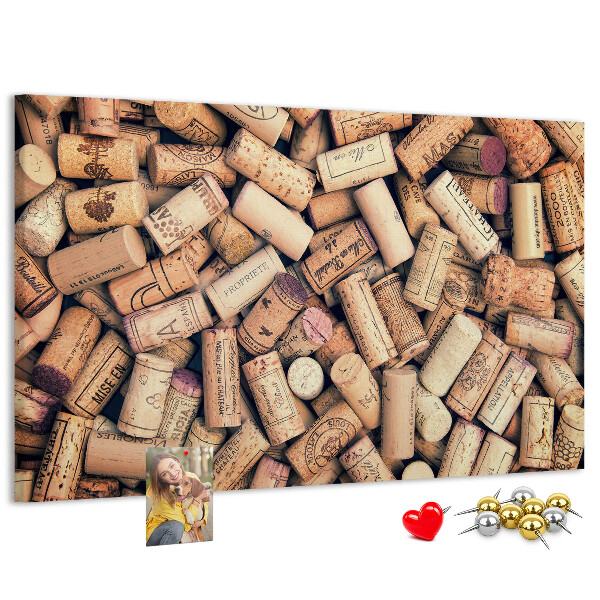 Cork board Wine corks