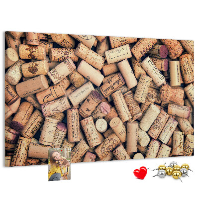 Cork board Wine corks