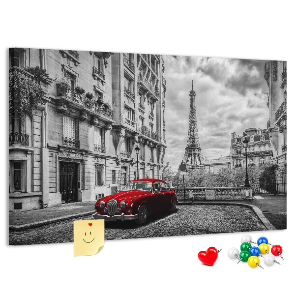 Cork memo board Old car city
