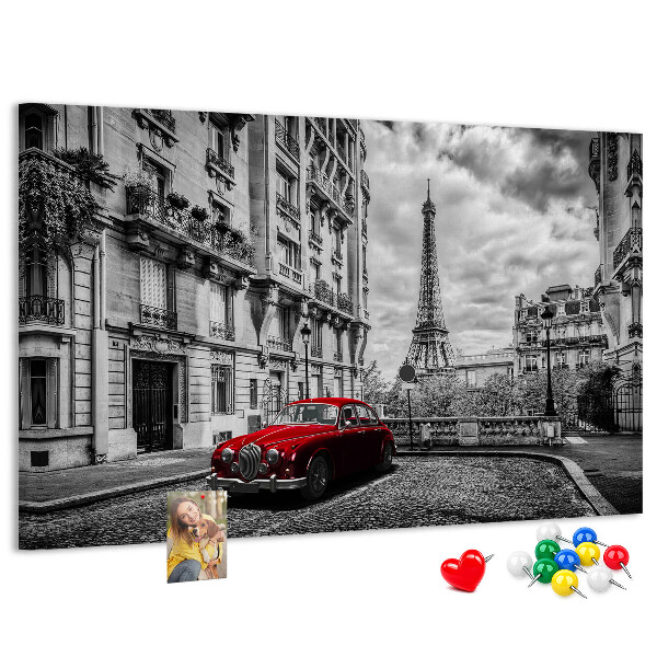 Cork memo board Old car city