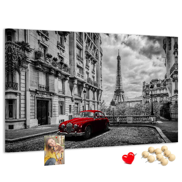 Cork memo board Old car city